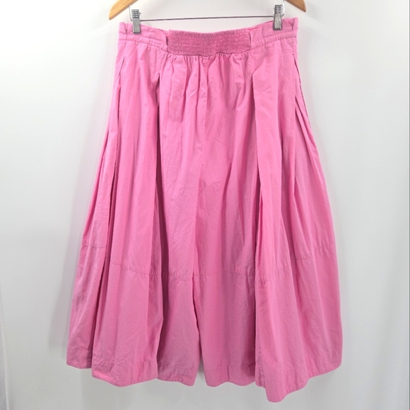 Free People Go to Town Pants I Want Candy Pink Wide Leg Cropped - Picture 7 of 15